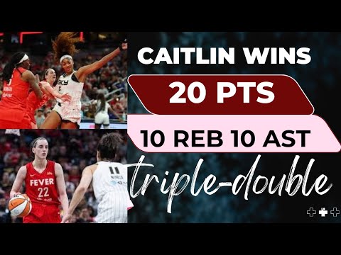 Caitlin Clark MVP Triple-Double! 20 PTS 10 REB 10 AST as Indiana Fever DOMINATE Chicago Sky